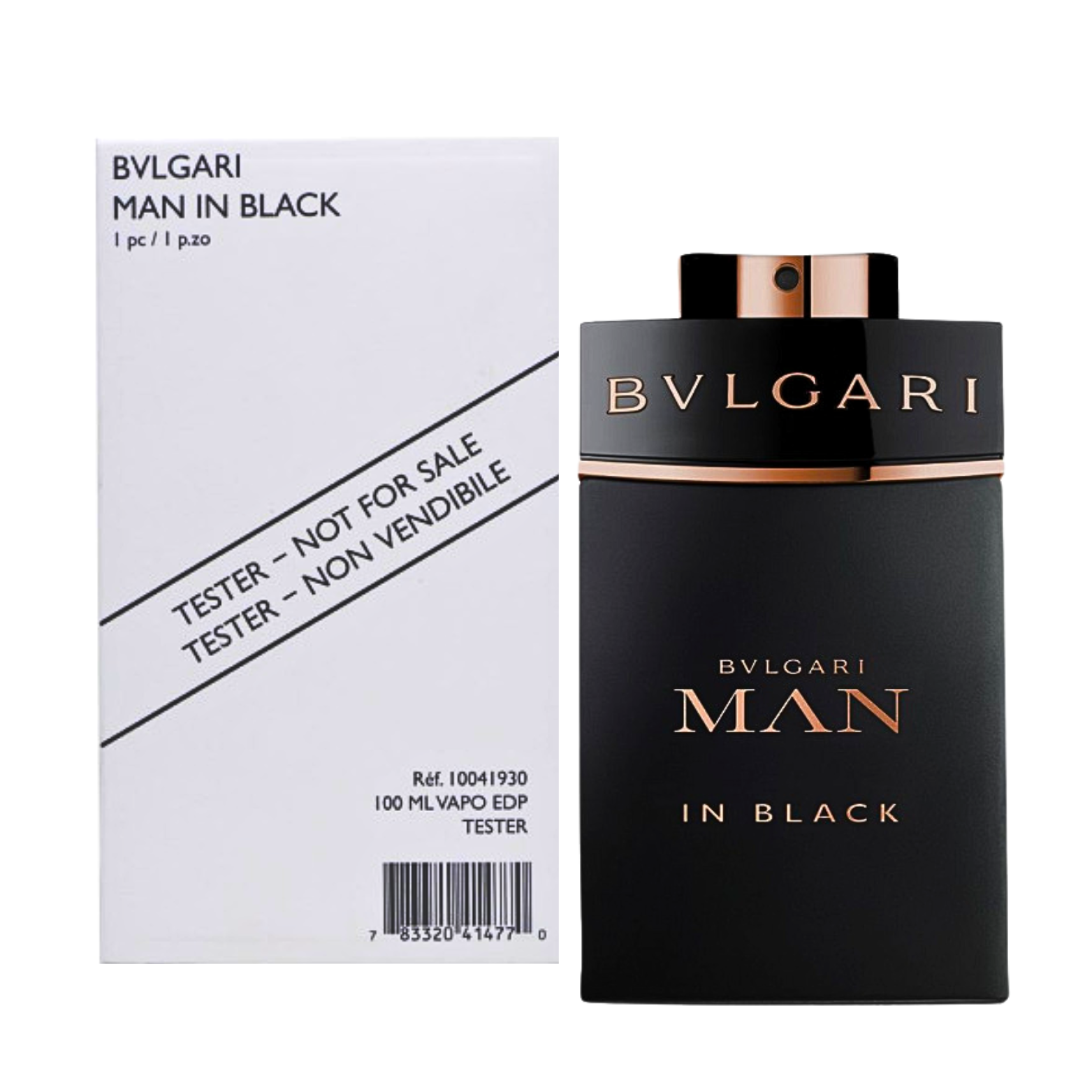 BVLGARI MAN IN BLACK EDP 100ML (TESTER)