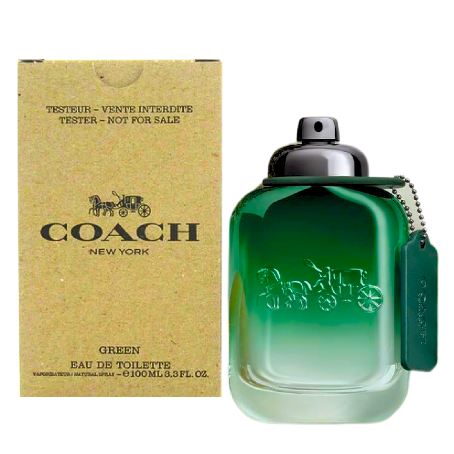 COACH GREEN MAN EDT 100ML (TESTER)
