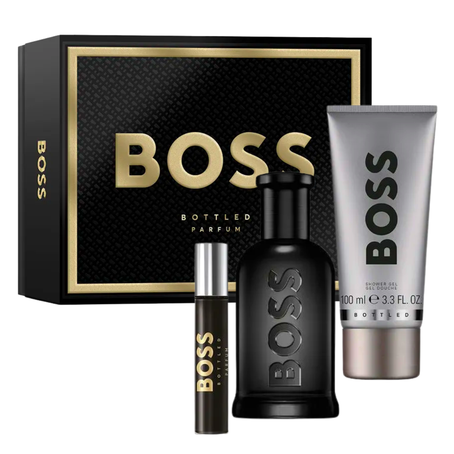 HUGO BOSS BOTTLED PARFUM 100ML+10ML+SHOWER GEL 100ML GIFTSET