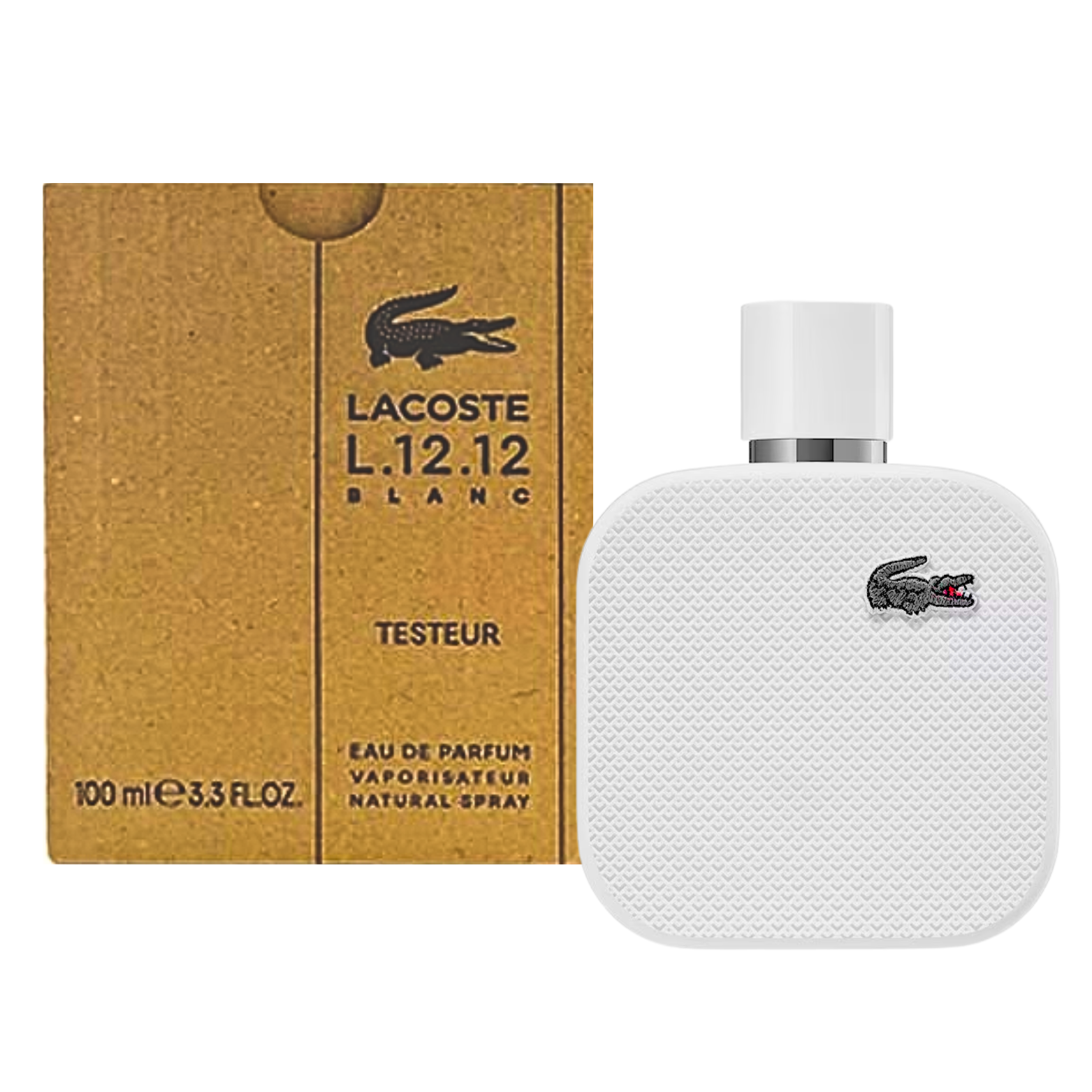 LACOSTE L.12.12 BLANC EDP 100ML (TESTER)