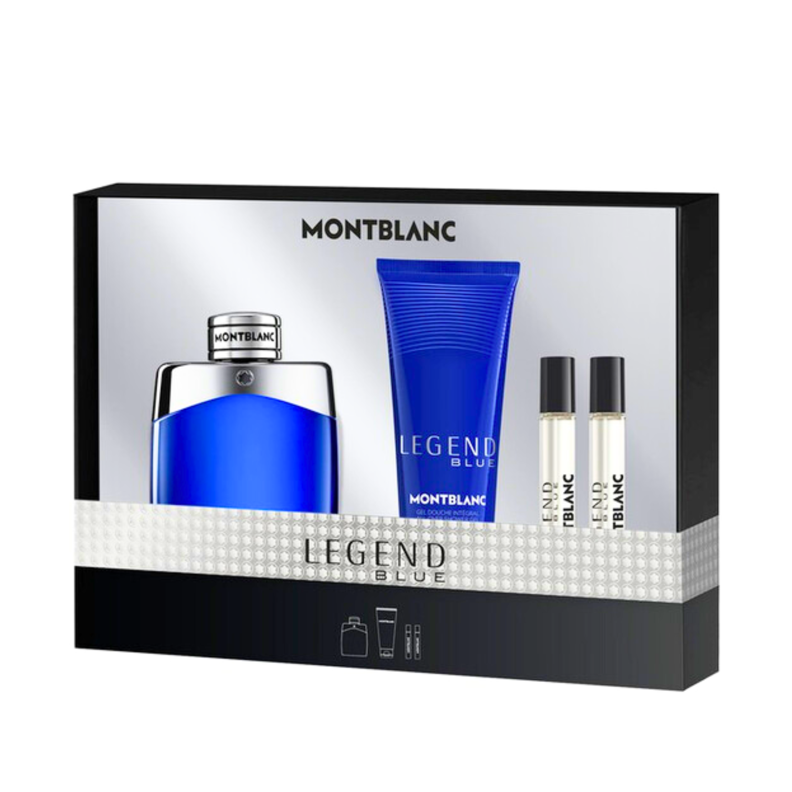 MONTBLANC LEGEND BLUE EDP 100ML+10MLX2PCS+SHOWER GEL 100ML GIFTSET