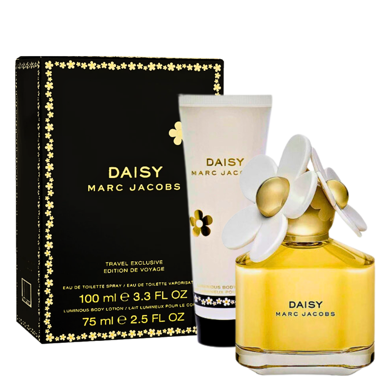 MARC JACOBS DAISY EDT 100ML+LOTION 75ML TRAVEL EXCLUSIVE SET