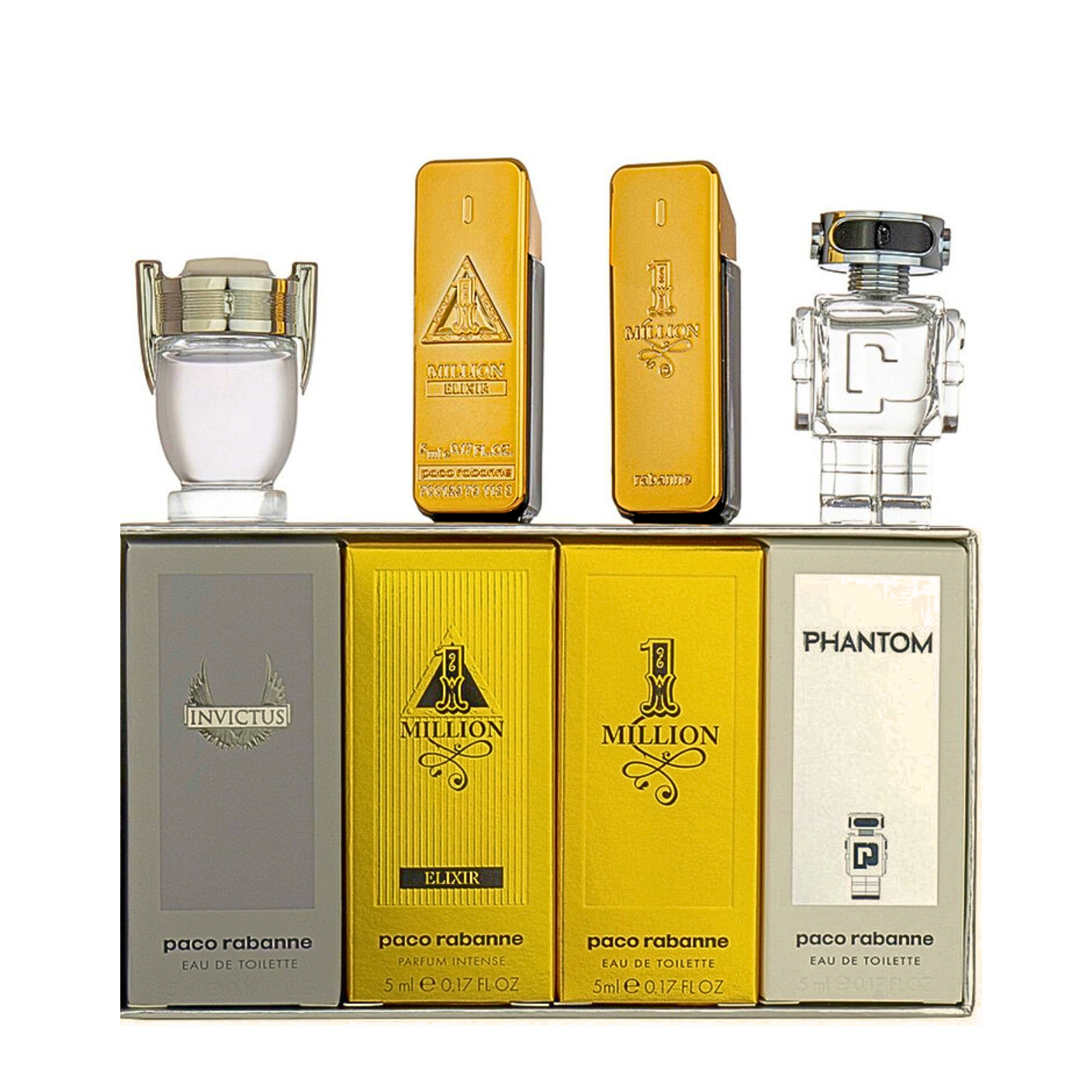 PACO RABANNE MINIATURE TRAVEL RETAIL EXCLUSIVE 5MLX4PCS GIFTSET (630820)