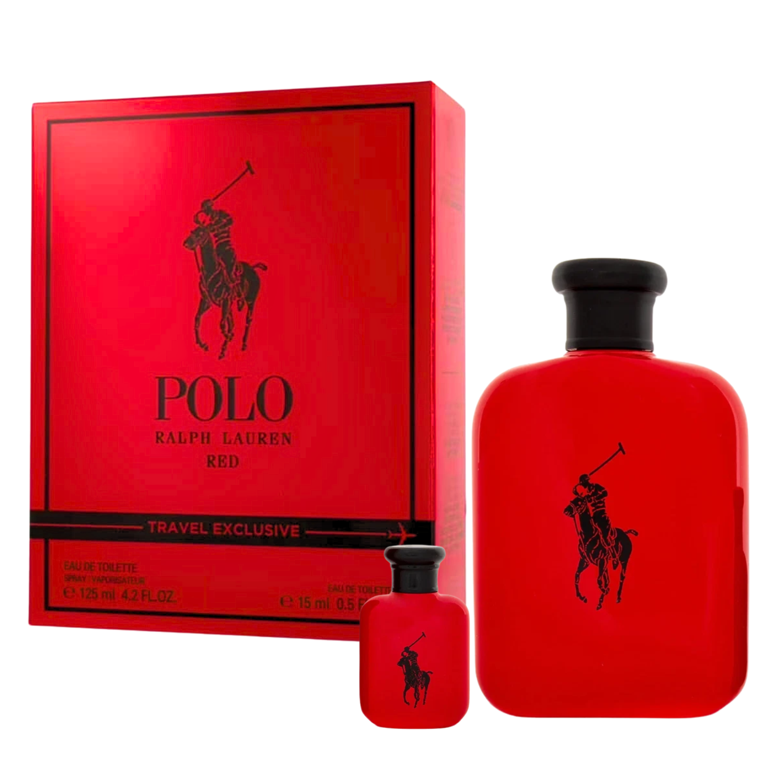 RALPH LAUREN POLO RED EDT 125ML+15ML TRAVEL EXCLUSIVE