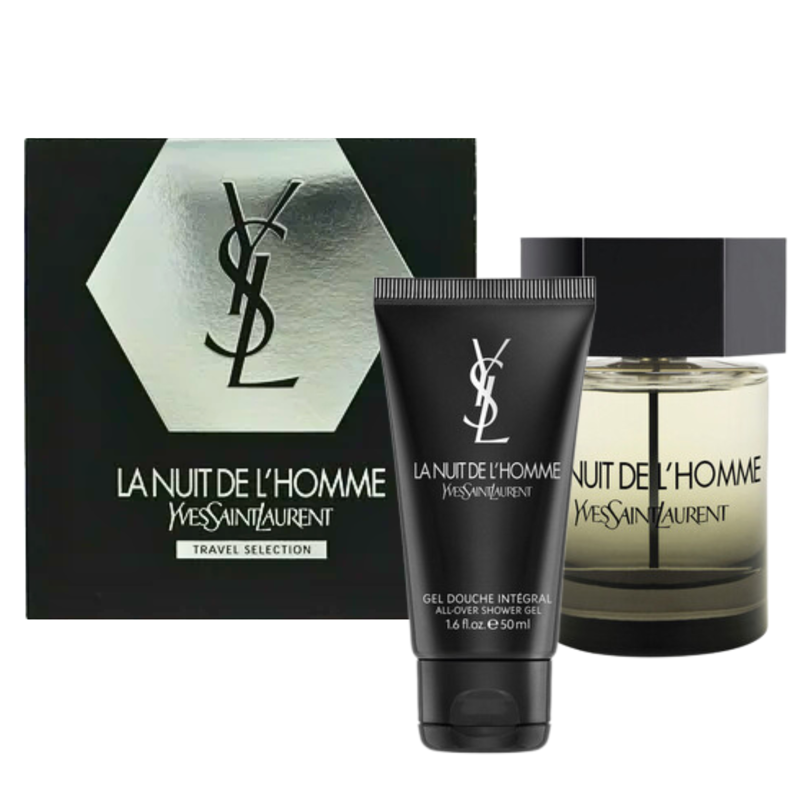 YSL LA NUIT DE L'HOMME EDT 100ML+SHOWER GEL TRAVEL SELECTION